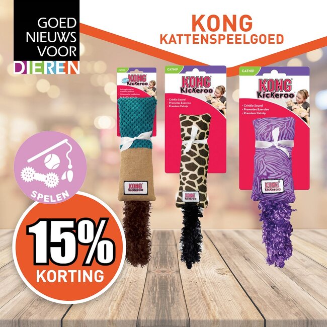 Kong Kickeroo Kattenspeelgoed
