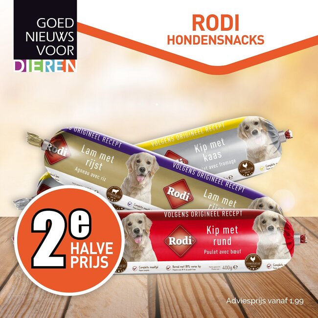 Rodi Hondenworst 400gr