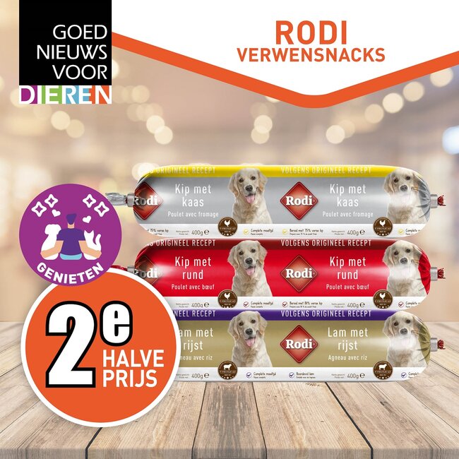 Rodi Verwensnack 400g